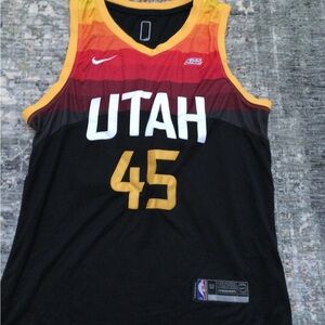 NBA UTAH Jazz 45 Donovan Mitchell sewn jersey